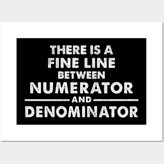 Numerator and Denominator Wall Art by Punten Slurr